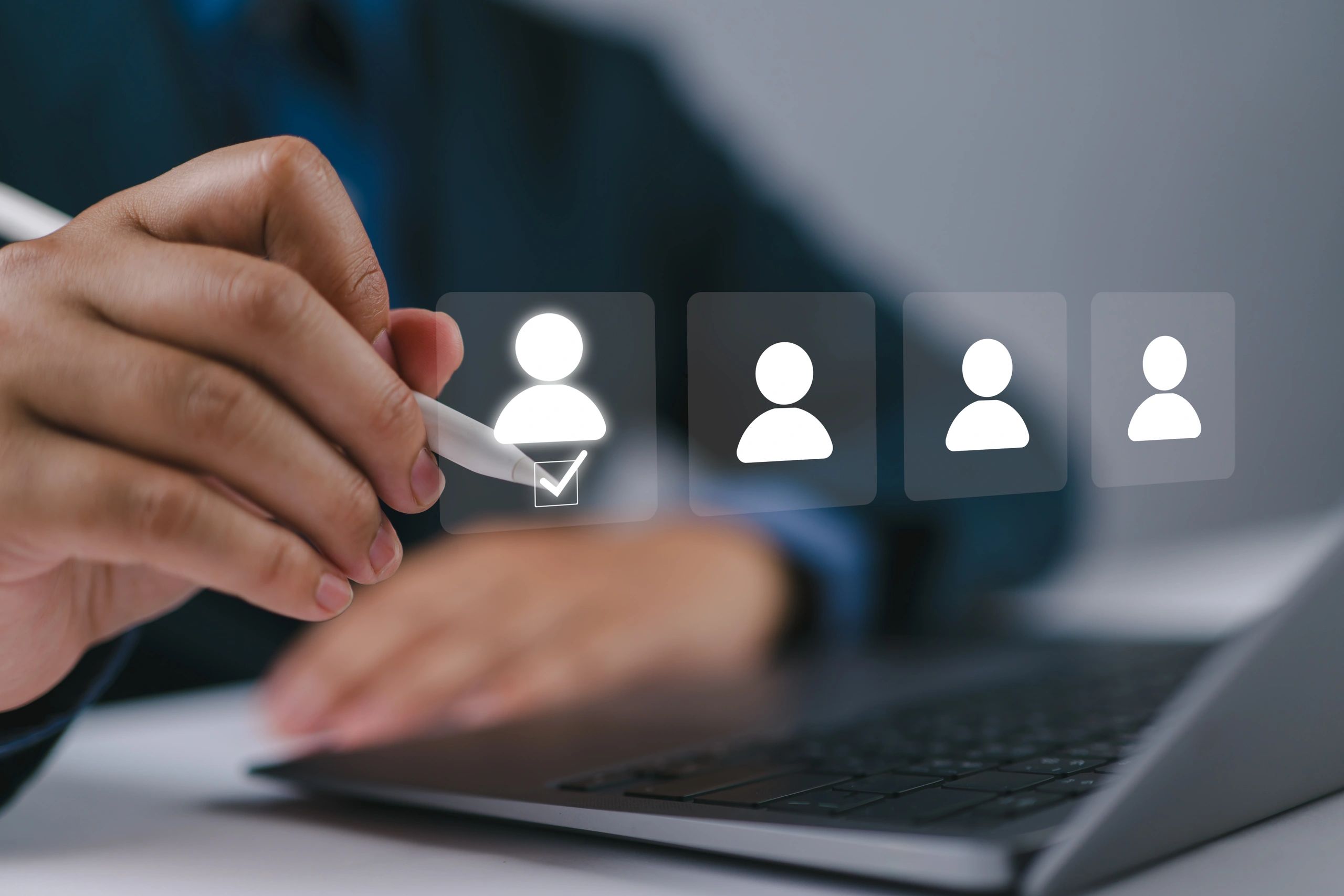 Business professionals in a talent placement meeting